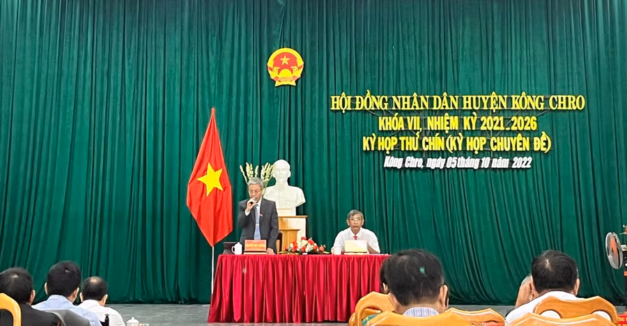 HĐND huyện Kông Chro chú trọng nâng cao chất lượng giám sát