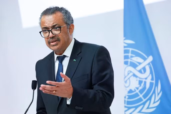 Tổng Giám đốc WHO Tedros Adhanom Ghebreyesus. Ảnh: REUTERS Tổng Giám đốc WHO Tedros Adhanom Ghebreyesus. Ảnh: REUTERS