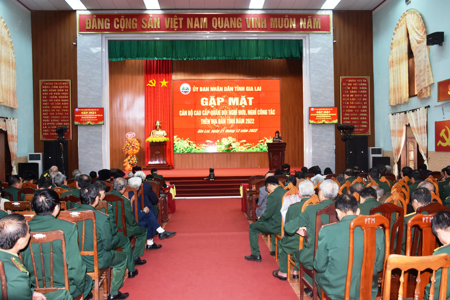 Quang cảnh buổi gặp mặt. Ảnh: Vĩnh Hoàng
