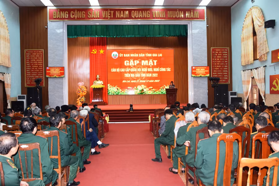 Quang cảnh buổi gặp mặt. Ảnh: Vĩnh Hoàng