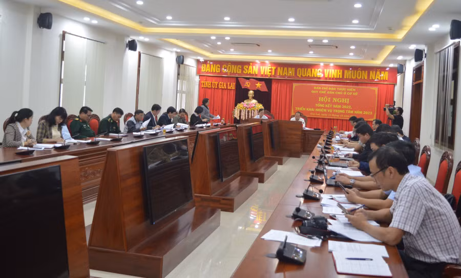 Quang cảnh hội nghị. Ảnh: Anh Huy