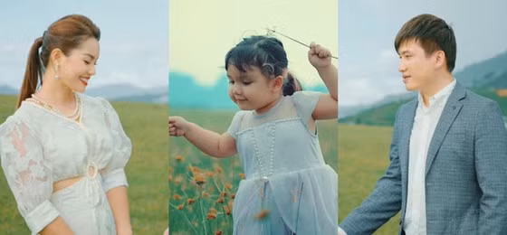 Nguyễn Ngọc Anh, Tô Minh Đức và con gái nhỏ Mia cùng góp giọng trong ca khúc Bây giờ tháng mấy