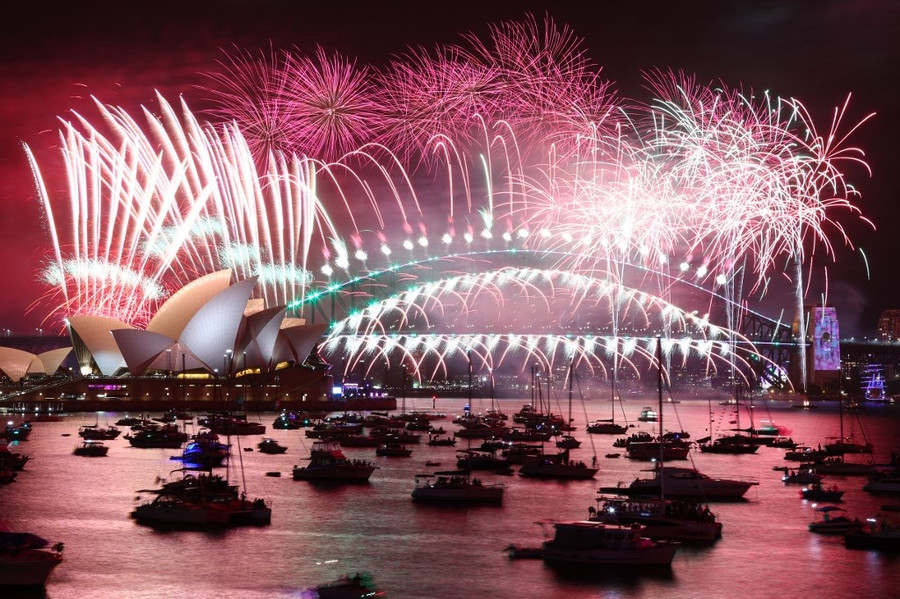  Sydney chính thức giành lại thủ đô giao thừa của thế giới với tiệc pháo hoa mãn nhãn. Ảnh: AFP