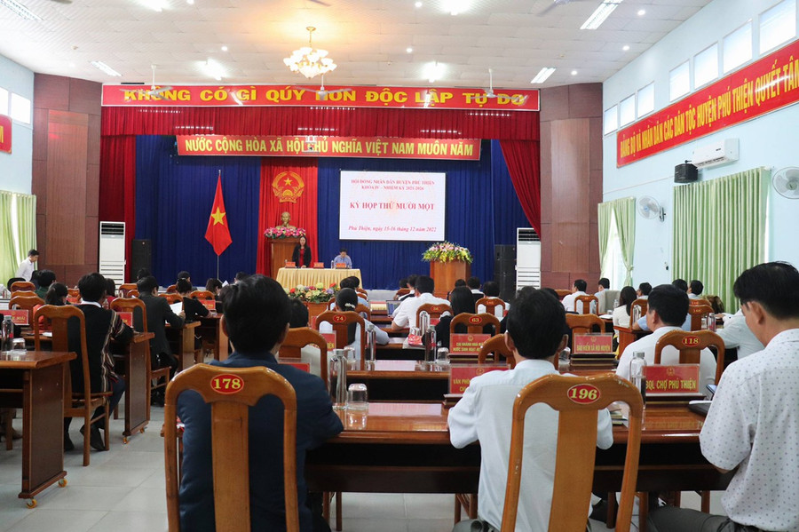 Quang cảnh kỳ họp. Ảnh: Vũ Chi