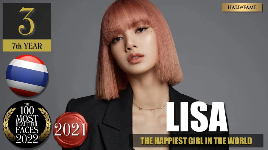 Lisa của Blackpink năm nay chỉ đứng top 3 trong bảng xếp hạng 100 gương mặt đẹp nhất thế giới. Ảnh: TC Candler. Lisa của Blackpink năm nay chỉ đứng top 3 trong bảng xếp hạng 100 gương mặt đẹp nhất thế giới. Ảnh: TC Candler.