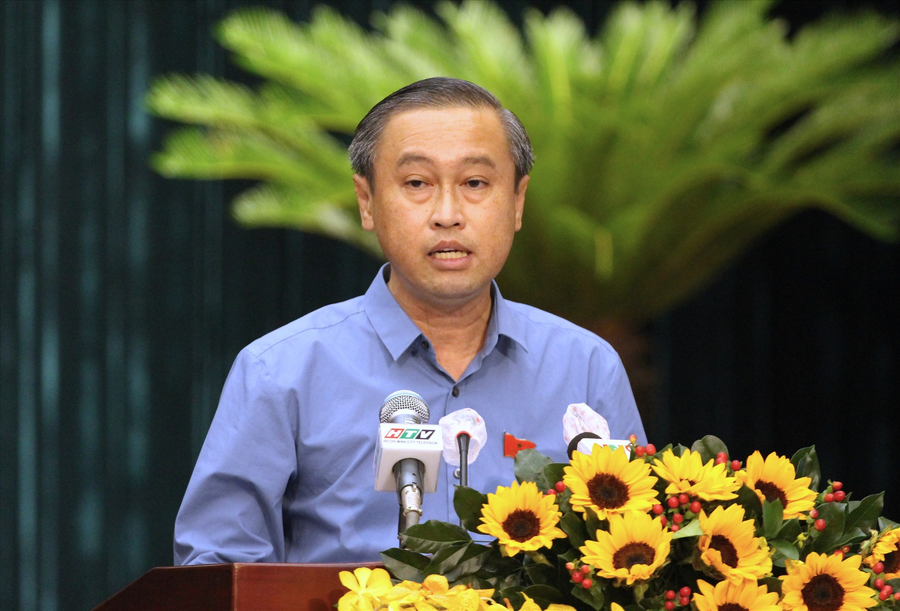 Ông Huỳnh Thanh Nhân - Giám đốc Sở Nội vụ TPHCM. Ảnh: Thành Nhân