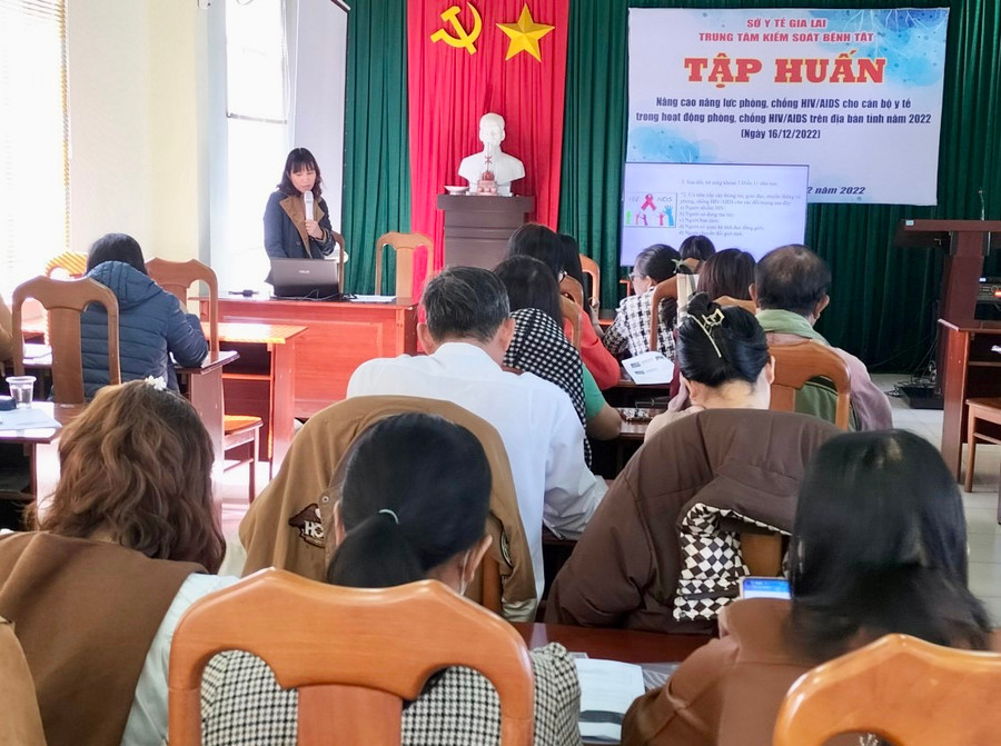 Quang cảnh lớp tập huấn. Ảnh: Như Nguyện