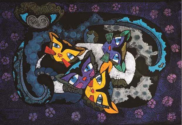  Tranh của tác giả Trần Giang Nam. (Ảnh: BTC)