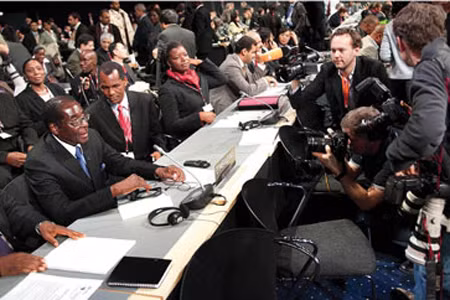 Các nhà lãnh đạo châu Phi trả lời phỏng vấn bên lề hội nghị Copenhagen.