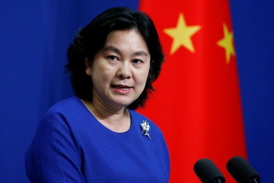 Phát ngôn viên Bộ Ngoại giao Trung Quốc Hoa Xuân Oánh. Ảnh: Reuters.