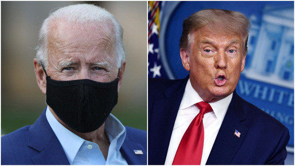 Người dùng Internet ở Mỹ quan tâm đến ông Trump gấp 5 lần hơn ông Biden (trái) - Ảnh: AFP Người dùng Internet ở Mỹ quan tâm đến ông Trump gấp 5 lần hơn ông Biden (trái) - Ảnh: AFP