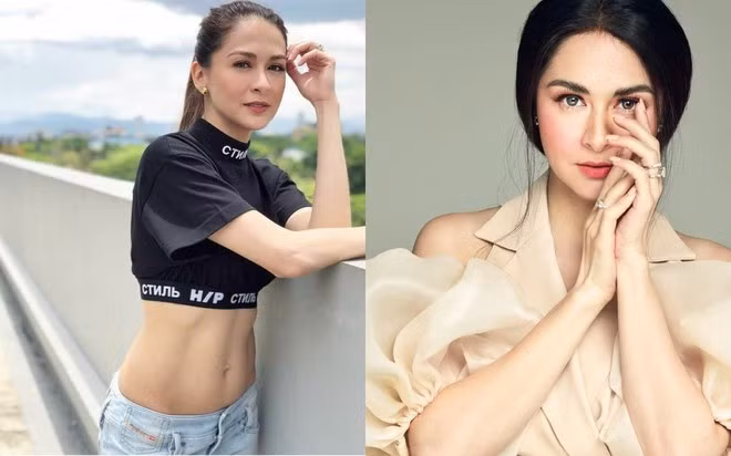 Marian Rivera và phần cơ bụng như tượng tạc hậu sinh con thứ 2. ẢNH: FBNV