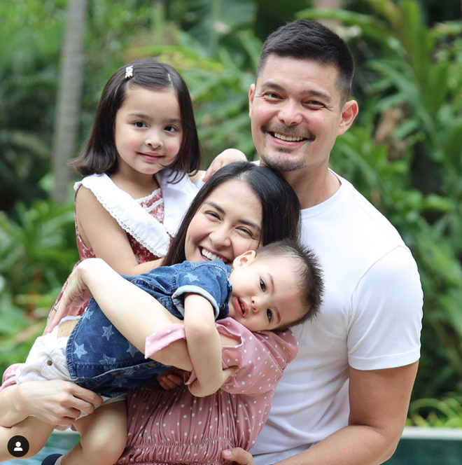 Gia đình hạnh phúc của Marian Rivera cùng Dingdong Dantes. ẢNH: INSTAGRAM NV
