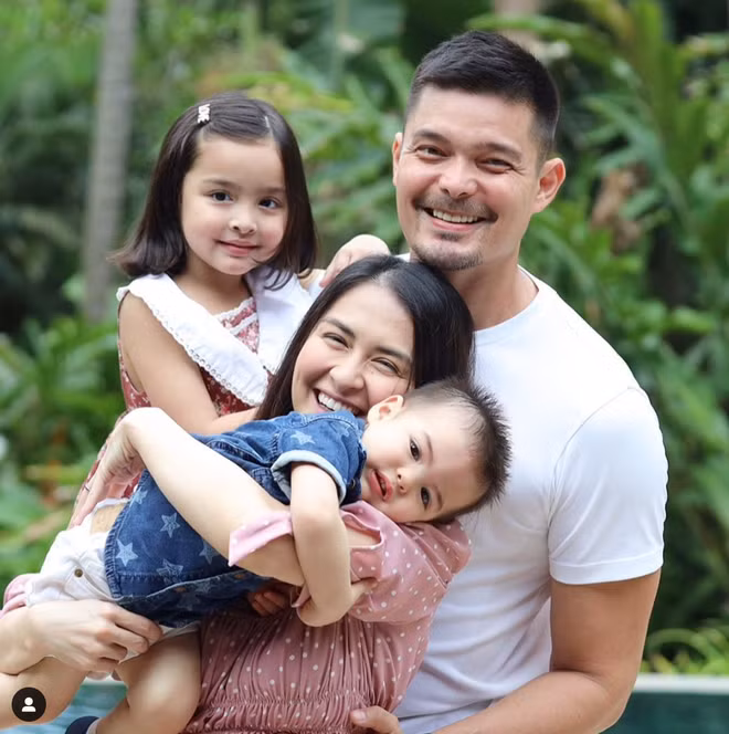 Gia đình hạnh phúc của Marian Rivera cùng Dingdong Dantes. ẢNH: INSTAGRAM NV