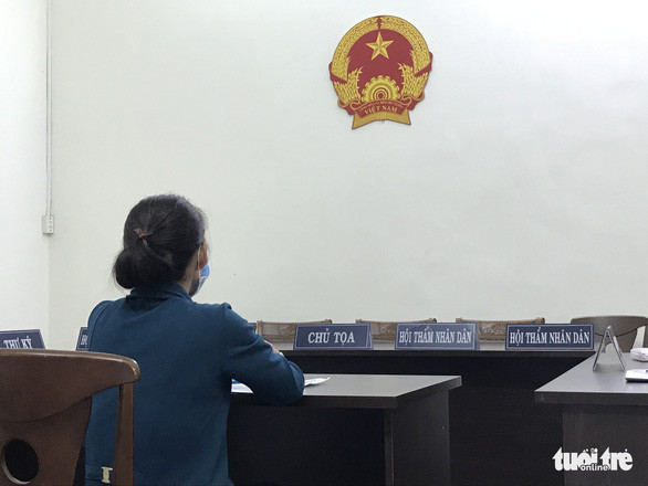  Bị cáo Nguyễn Thị Thảo tại tòa - Ảnh: TUYẾT MAI