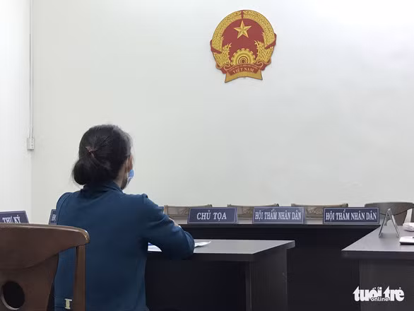  Bị cáo Nguyễn Thị Thảo tại tòa - Ảnh: TUYẾT MAI