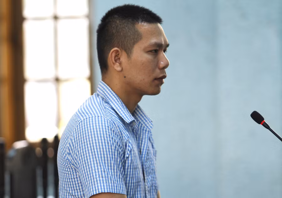 Bị cáo Nam tại phiên tòa phúc thẩm. Ảnh: Văn Ngọc