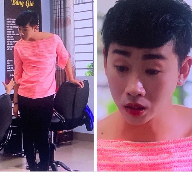 BB Trần hào hứng bêu xấu Hải Triều: “Khi bạn tôi (xin phép được giấu tên) vào vai đàn ông. Đúng là chỉ có cái vai là đàn ông thôi”.