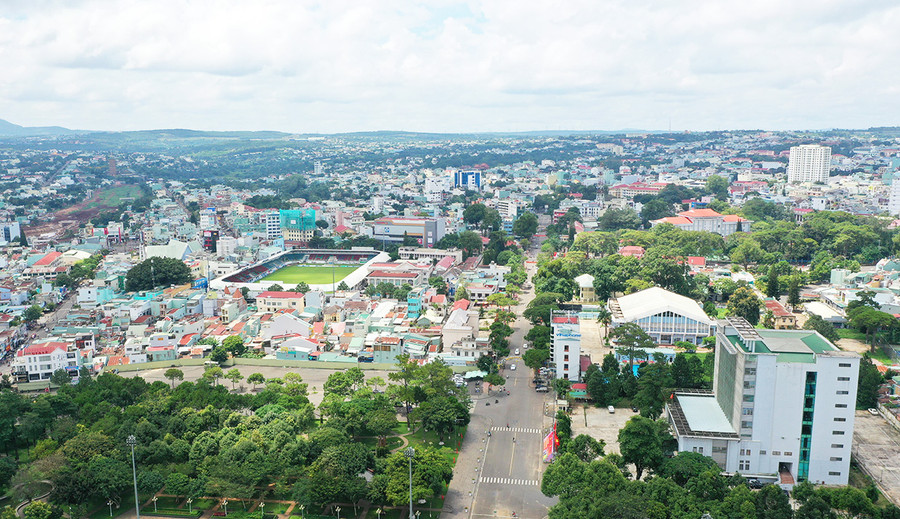  Pleiku định hướng xây dựng thành phố “Cao nguyên xanh vì sức khỏe”. Ảnh: Quang Tấn