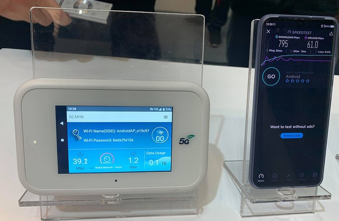 Thử nghiệm tốc độ mạng 5G tại TP.HCM ẢNH: T.LUÂN Thử nghiệm tốc độ mạng 5G tại TP.HCM ẢNH: T.LUÂN