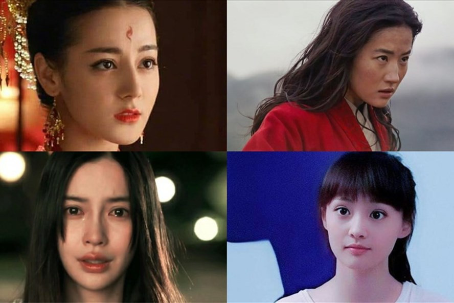 Lưu Diệc Phi, Địch Lệ Nhiệt Ba và nhiều mỹ nhân Hoa ngữ diễn xuất một màu. Ảnh: Cắt phim.