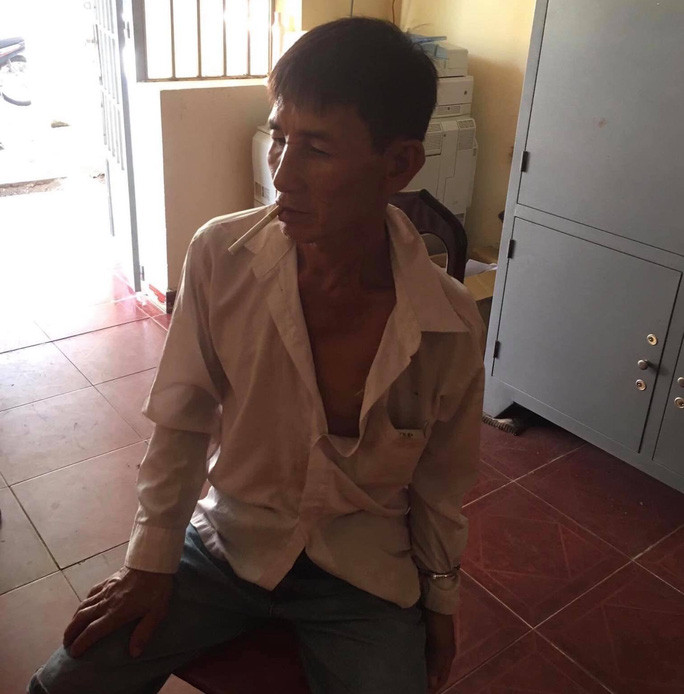 Hồ Văn Cang lúc bị bắt giữ