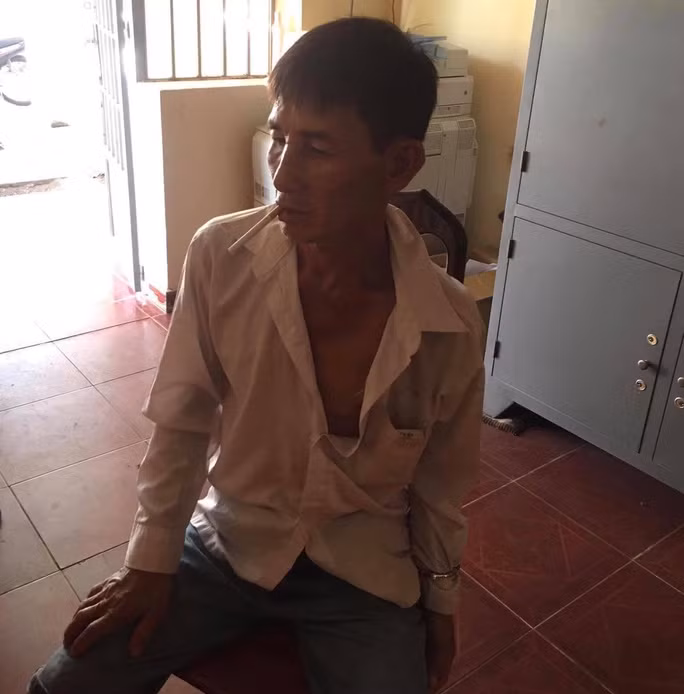 Hồ Văn Cang lúc bị bắt giữ