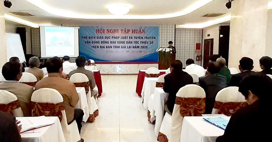  Toàn cảnh lớp tập huấn. Ảnh: Hải Lê