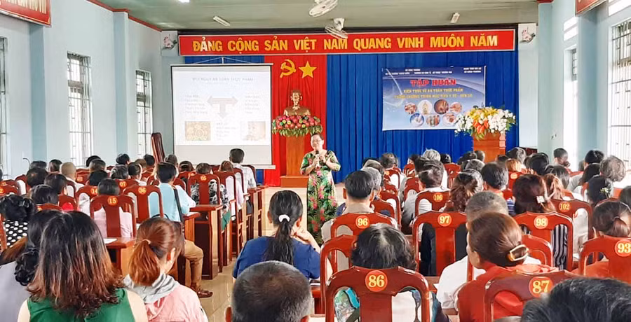  Quang cảnh buổi tập huấn. Ảnh: Anh Quân