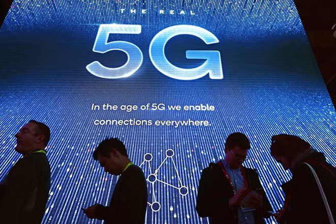 5G là xu hướng phát triển internet tốc độ cao trong thời gian tới ẢNH: AFP