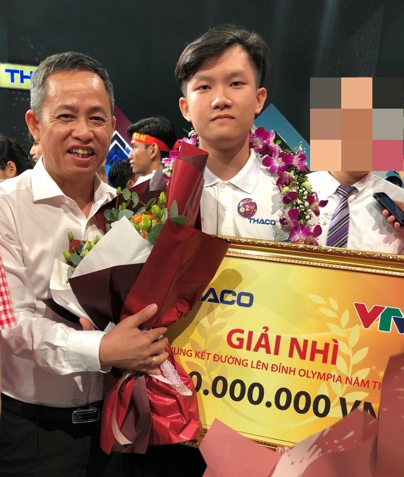 Á quân Đường lên đỉnh Olympia 2020 - Vũ Quốc Anh (THPT Ngô Gia Tự, Đắk Lắk). Ảnh T.X  Á quân Đường lên đỉnh Olympia 2020 - Vũ Quốc Anh (THPT Ngô Gia Tự, Đắk Lắk). Ảnh T.X