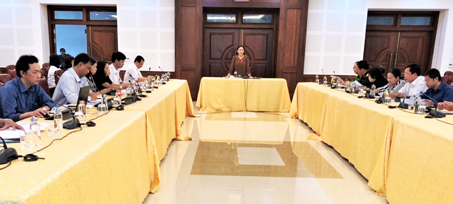 Quang cảnh cuộc họp. Ảnh: Đinh Yến