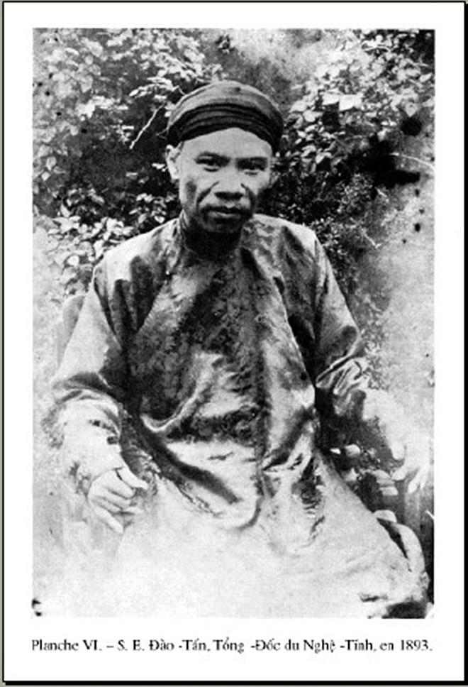 Chân dung cụ Đào Tấn, chụp năm 1893 - Ảnh: Tư liệu Chân dung cụ Đào Tấn, chụp năm 1893 - Ảnh: Tư liệu