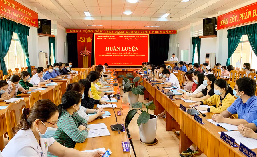 Quang cảnh buổi tập huấn. Ảnh: Như Nguyện