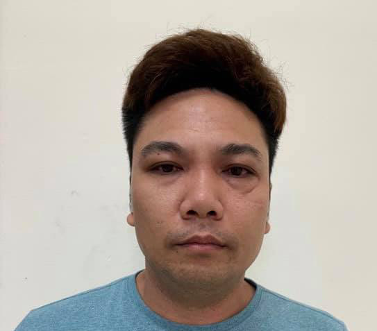  Hoàng Phi Long tại cơ quan công an - Ảnh: Công an cung cấp