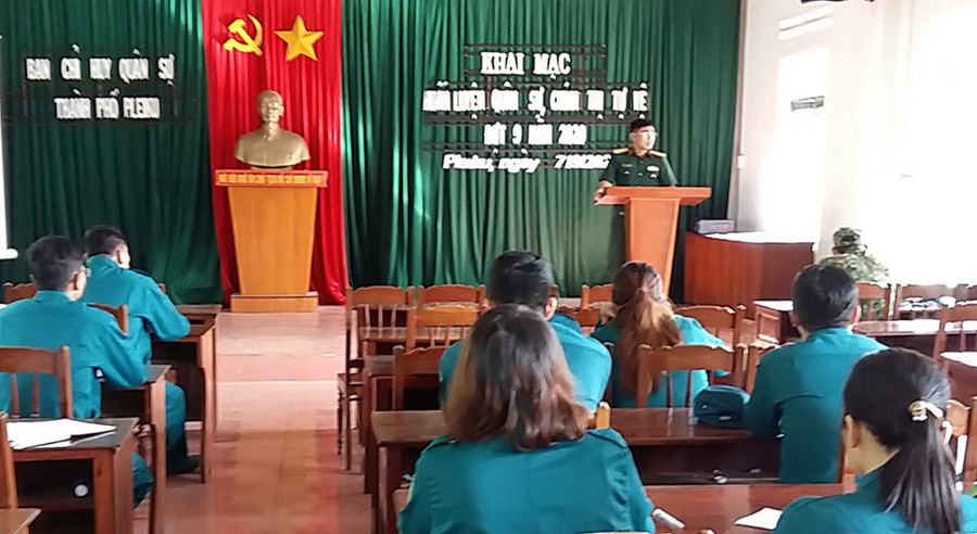 Quang cảnh lớp huấn luyện. Ảnh: Hà Phương Quang cảnh lớp huấn luyện. Ảnh: Hà Phương