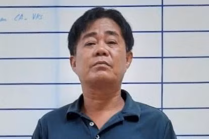 Đối tượng Kiếm tại cơ quan công an