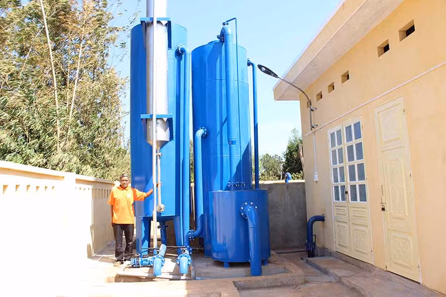 Công trình cấp nước sạch tại xã Ia Me (huyện Chư Prông, Gia Lai) đã hoàn thiện. Ảnh: Nguyễn Diệp