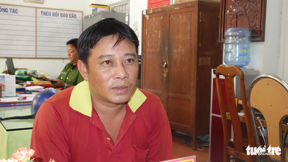  Nghi phạm Giang Văn Nghĩa tại cơ quan Công an - Ảnh: TIẾN VŨ