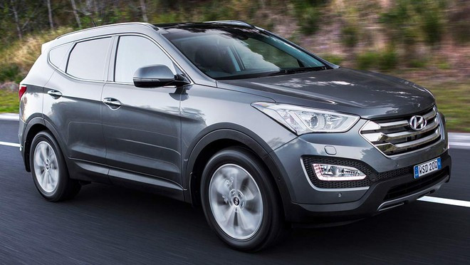 Hyundai SantaFe 2015 cũng nằm trong diện có nguy cơ cháy nổ