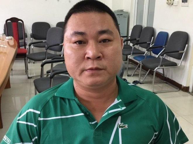 Hải "bát giới" sau khi bị bắt. Hải