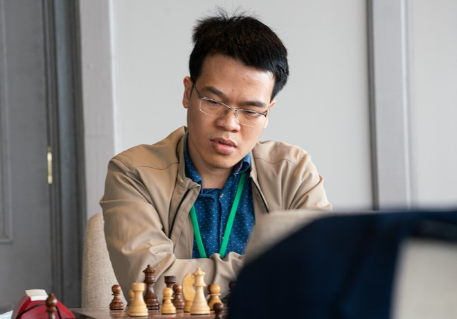 Lê Quang Liêm đánh bại Radjabov, vào tứ kết Banter Series 2020 - Ảnh: FIDE Lê Quang Liêm đánh bại Radjabov, vào tứ kết Banter Series 2020 - Ảnh: FIDE