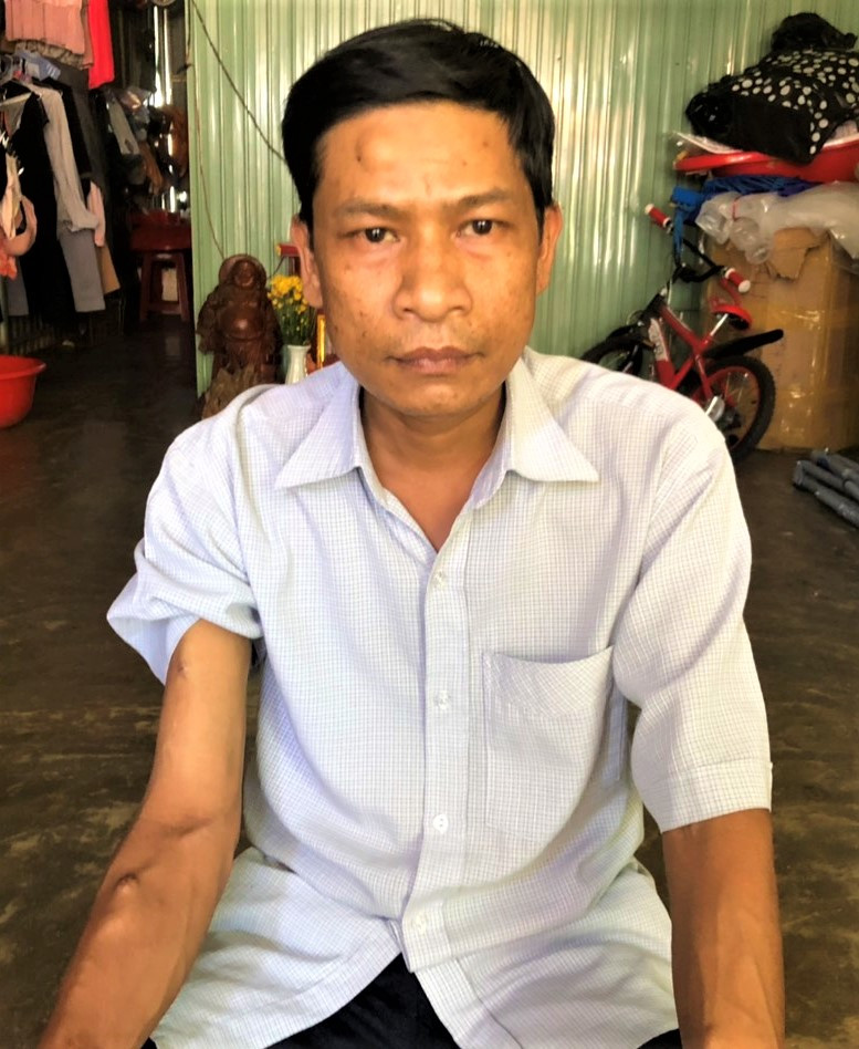 Anh Nguyễn Văn Cường. Ảnh: Đinh Yến 