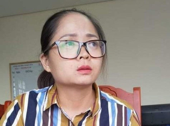  Nguyễn Thị Hồng Vân tại cơ quan công an