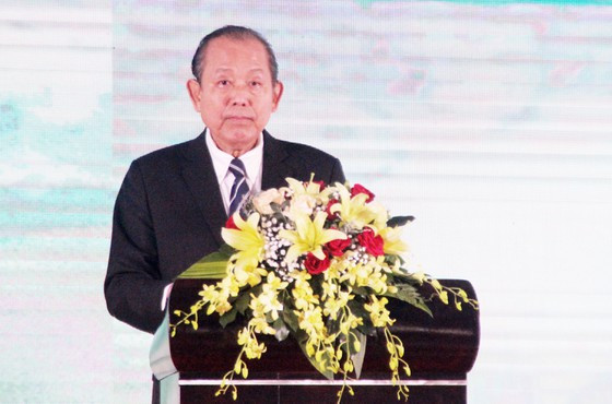 Phó Thủ tướng Thường trực Trương Hòa Bình phát biểu tại buổi lễ Phó Thủ tướng Thường trực Trương Hòa Bình phát biểu tại buổi lễ