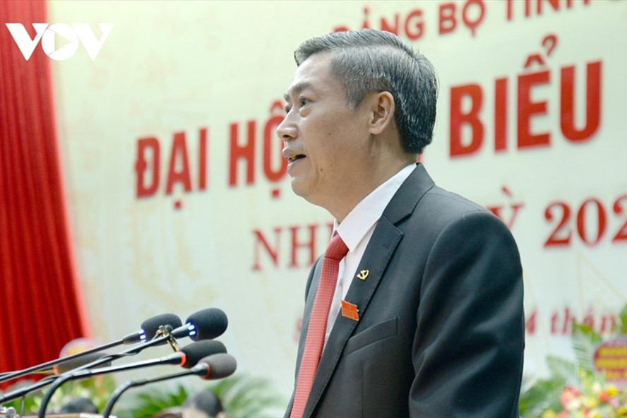 Ông Nguyễn Hữu Đông tái đắc cử Bí thư Tỉnh ủy Sơn La nhiệm kỳ 2020-2025. Ảnh VOV