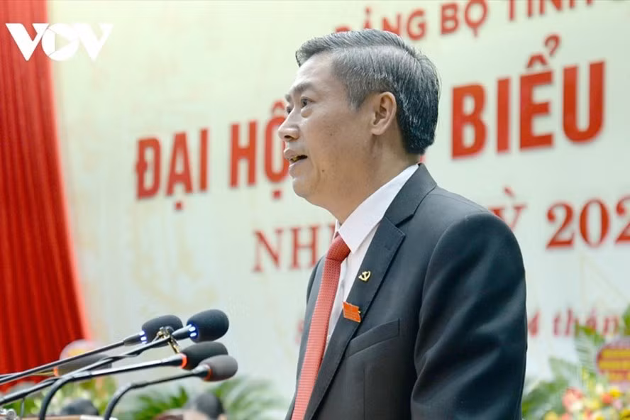 Ông Nguyễn Hữu Đông tái đắc cử Bí thư Tỉnh ủy Sơn La nhiệm kỳ 2020-2025. Ảnh VOV