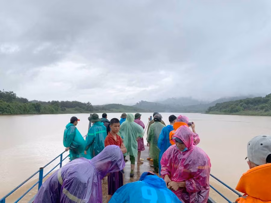 Khu vực sông Sê San nơi chiếc thuyền của Vươn bị lật. Ảnh: Lê Văn Ngọc