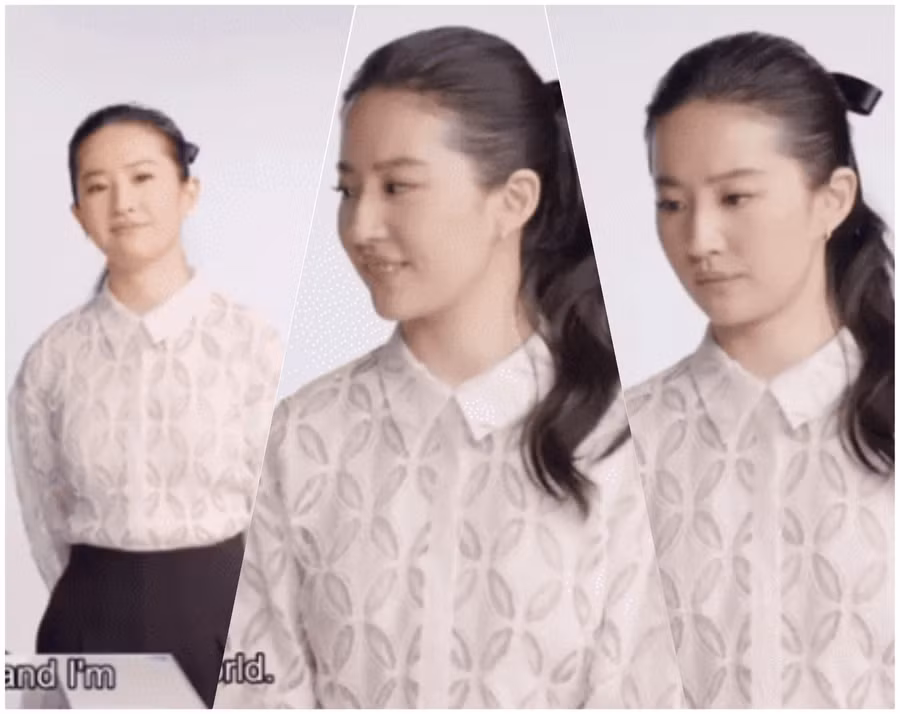 Trang phục lẫn kiểu tóc khiến cho nhan sắc và vóc dáng của Lưu Diệc Phi càng lộ rõ dấu hiệu tuổi tác. Gương mặt của 