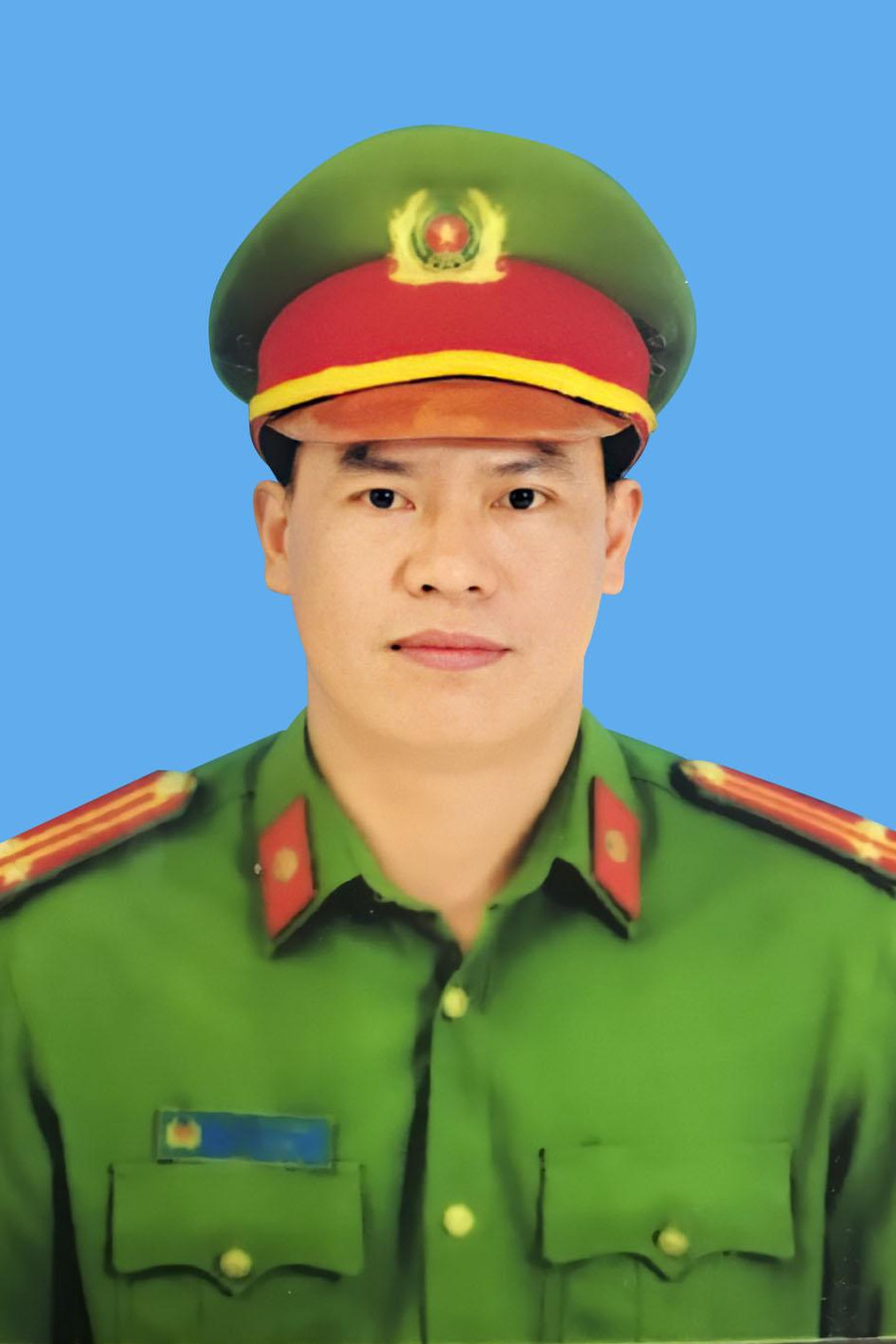 Trung tá Bùi Văn Trung. Ảnh: Đỗ Doanh